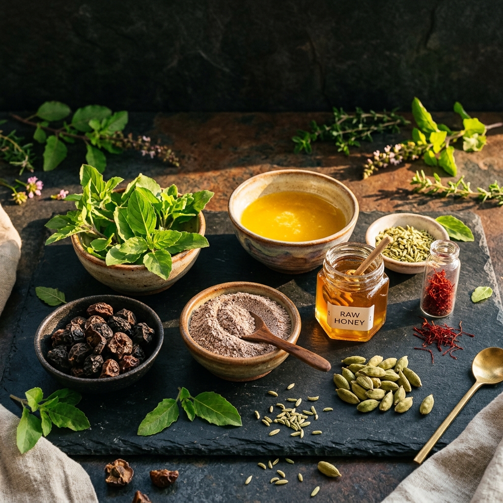 Ayurvedic ingredients for children