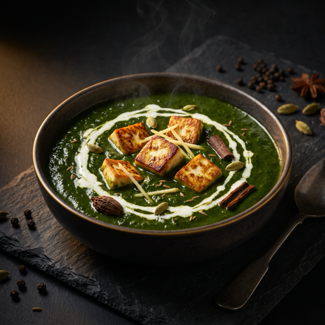 Palak Paneer (with Homemade Paneer)